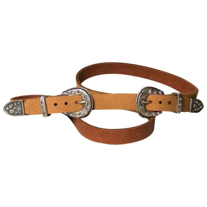 ceinture western femme double boucle