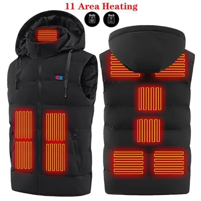 Veste Chauffante électrique Pour Enfant - 3 Zones De Chauffage, Imperméable, Pour Ski, Camping, Hiver