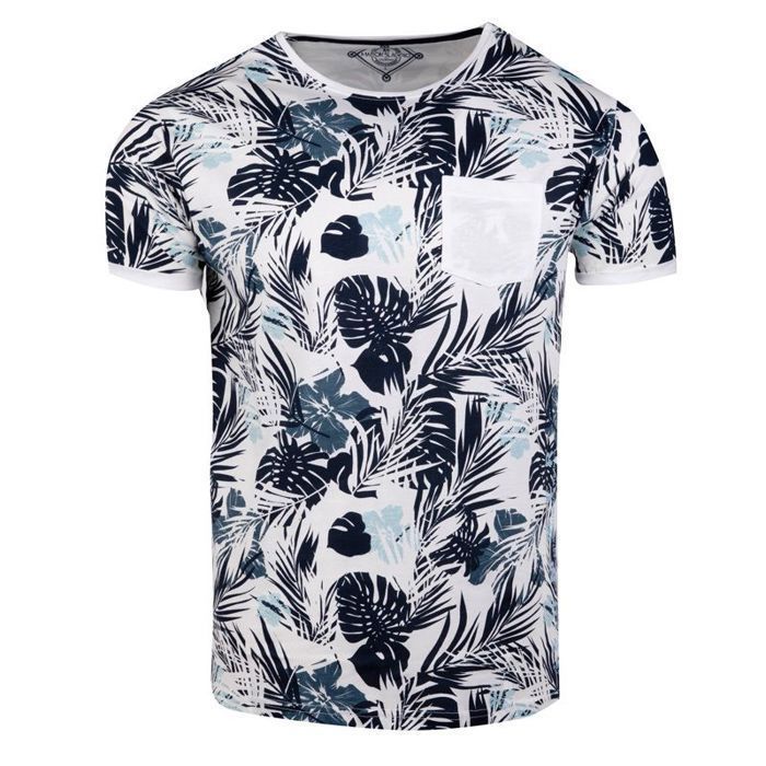 Chemise Hawaïenne Caribbean Joe Homme – Manches Courtes, Motif Floral, Taille M