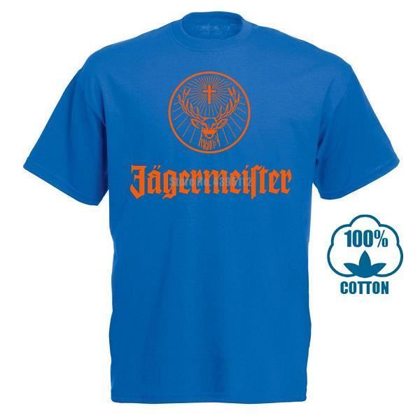 T-shirt Jägermeister logo de coté orange - homme