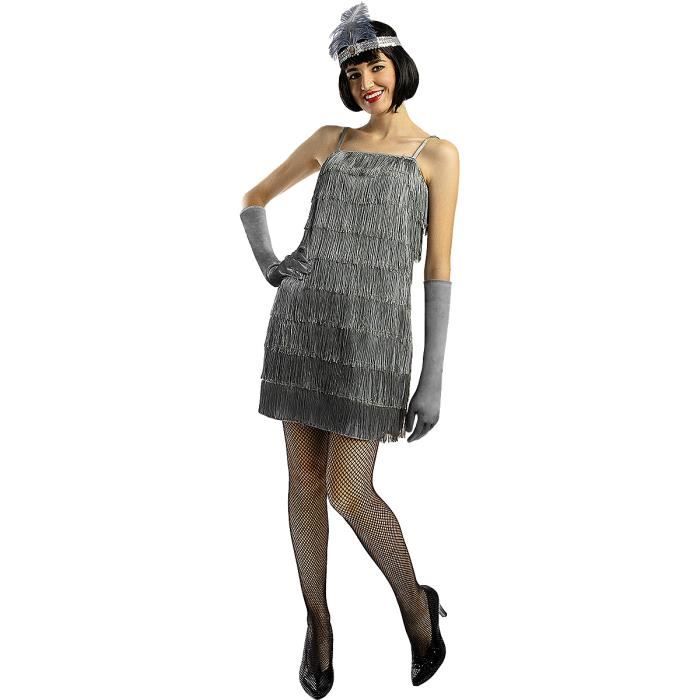 Kit d'accessoires Femme Charleston - Gris - Jour de Fête