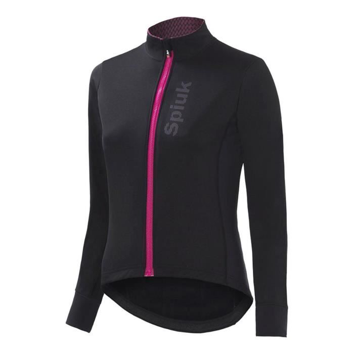 Veste polaire femme Spiuk Anatomic - Membrane M2V® - SensodryWarm® - Noir - Taille M Veste polaire femme Spiuk Anatomic - Membrane M2V® - SensodryWarm® - Noir - Taille M