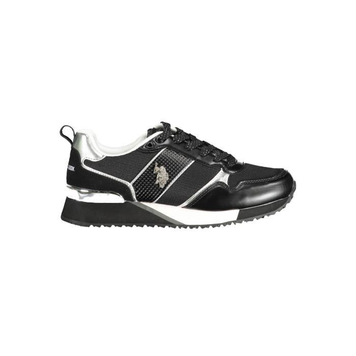 POLO Basket Sneakers Sport Running Femme Blanc Textile