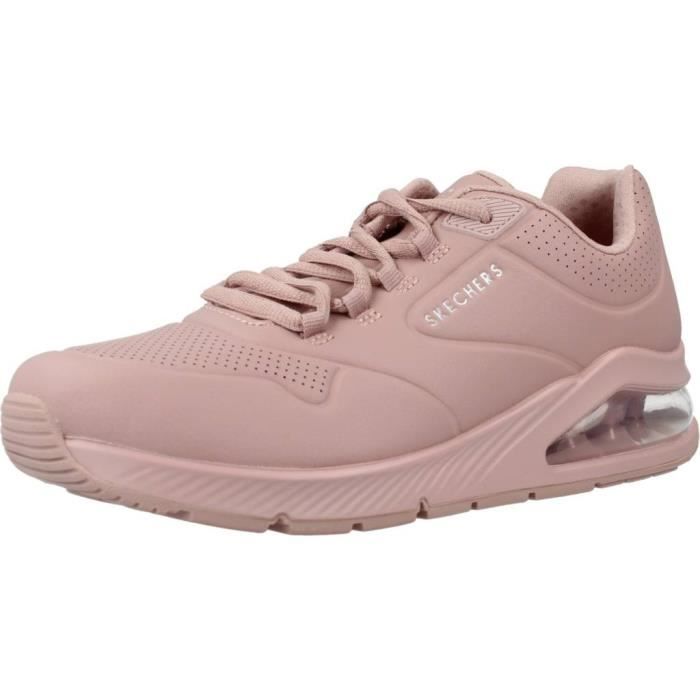 Skechers Basket Skechers - 113116 - Rose - Femme - SKECHERS - Synthétique - Plat - Lacets