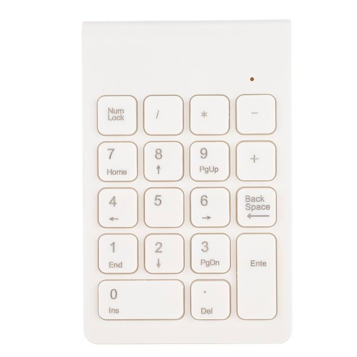 Clavier sans fil – OMABETA – Mini clavier numérique – 2.4G – USB – Ergonomique