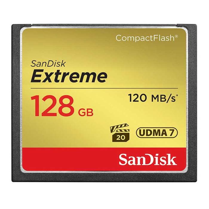 Carte mémoire flash - SANDISK - Extreme Cf120Mb/S 85Mb/S 128Gb