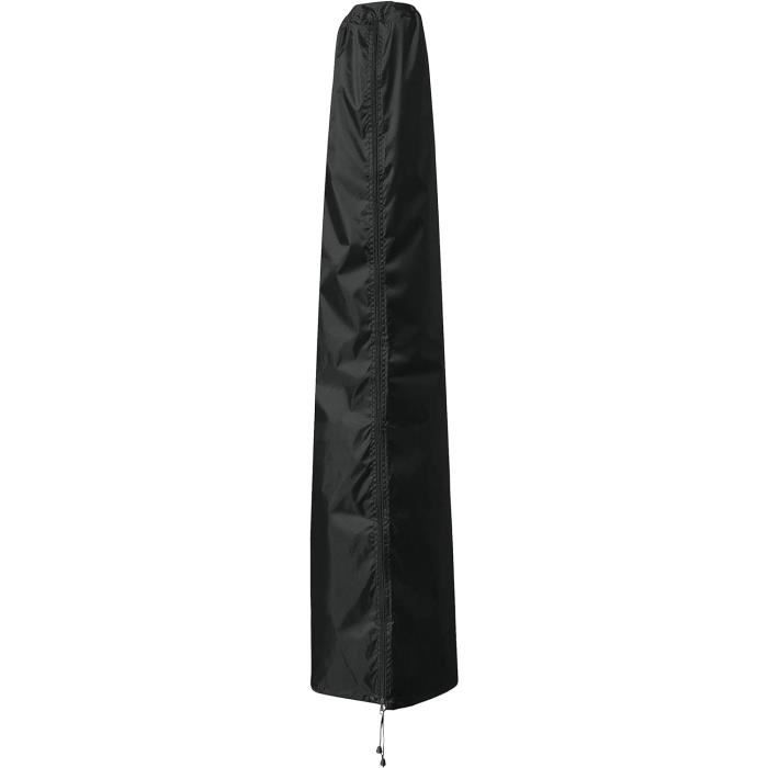 Housse Taille 400cm Housse Protection Parasol Oule GmbH - Taille 250cm - Tissu Oxford 600D Qualité Supérieure - Couleur Taupe Protection Parasol Oxford 600D