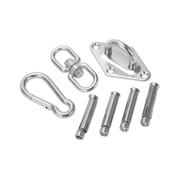 Kit De Suspension Pour Chaise Hamac Avec Ressort Et Goupille - Installation Facile Pour Hamac, Balançoire, Chaise œuf - 6