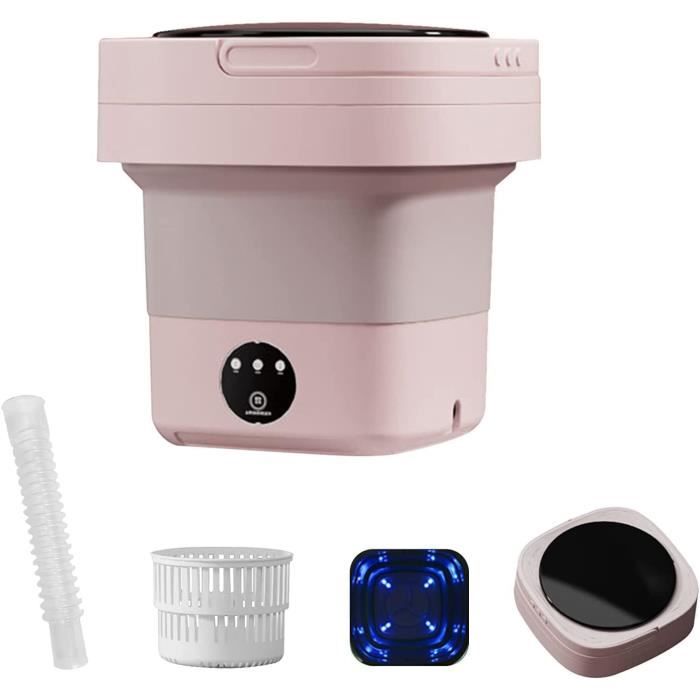 Mini Machine à Laver Portable 6,5L Pliable - Lavage Et Essorage - Pour Voyage Ou Studio