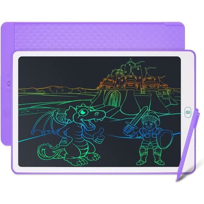 12 Pouces 2 Pack Tablette D'Écriture Lcd Colorée, Enfants Tablettes