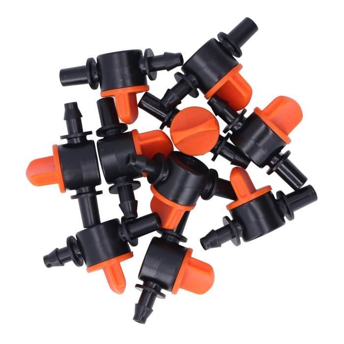 Tuyau D’irrigation Goutte-à-goutte PE Orange – 10 M, Diamètre 8×5 Mm – Avec Coupe-tube – Pour Jardin, Serre, Pelouse