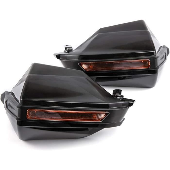 Moto Protection des mains Poignée Bouclier Moto Motocross Scooter Coupe-vent Guidon Équipement de protection - Noir