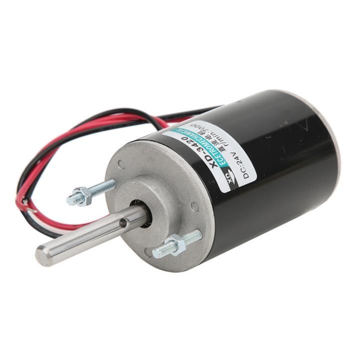 31ZY Moteur à Courant Continu, 24V 3500rpm, Moteur à Engrenage Électrique Réversible, Diamètre 31mm, Arbre 3mm, pour Générateur de Bricolage CW/CCW 31ZY Moteur à Courant Continu, 24V 3500rpm, Moteur à Engrenage Électrique Réversible, Diamètre 31mm, Arbre 3mm, pour Générateur de Bricolage CW/CCW