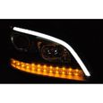 Paire de Phares Mercedes ML W164 05-07 LED LTI Dynamique noir-30617103-1