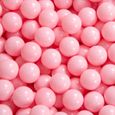 KiddyMoon 100 7Cm Balles Colorées Plastique Pour Piscine Enfant Bébé Fabriqué En EU, Rose Poudré-1