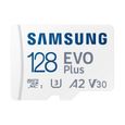 2PCS Micro SD SDXC Samsung Carte mémoire Evo Plus 128 Go SDXC U3 Classe 10 A2 130 Mo/s avec Adaptateur-1
