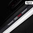Film de protection de seuil de voiture pour Audi A1 A3 RS3 A4 A5 A6 A7 RS7 A8 Q3 Q5 Q7 R8, protection de porte de voiture, prote16-1