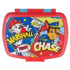 Fun House PAT'PATROUILLE Boîte à Goûter Enfant - 17x13.5x6.5 Cm, Bleu - Lunch Box Officielle Pour Les Petits Héros