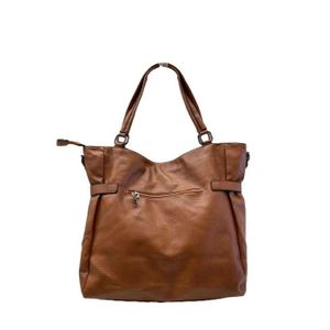 Sac à Main Femme Fourre-tout Bandoulière En Simili Cuir - Marque CHIC - Neuf Avec étiquettes