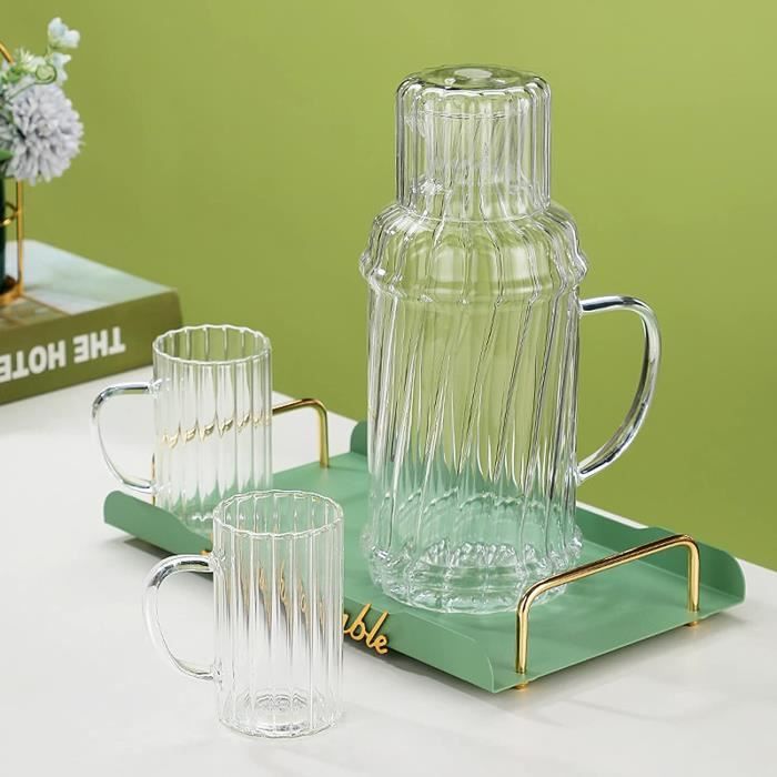 Lot De 2 Couvercles En Acier Inoxydable Pour Pichet - Diamètre ~9cm, Remplacement Pour Pichets En Verre Type Bistro