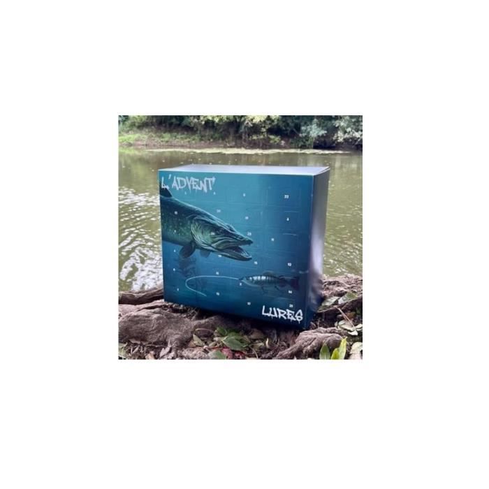 Calendrier De L'Avent Du Pêcheur 2024 - 24 Leurres Surprises - Cadeau Noël Pour Pêcheur (père, Grand-père, Frère)