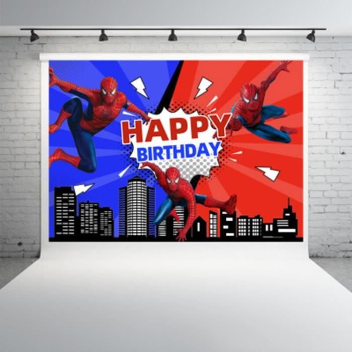 Fête d'anniversaire thème Super héros, Avengers Ironman Captain America,  cadeaux de décoration pour fête [34E9DB9] - Cdiscount Maison