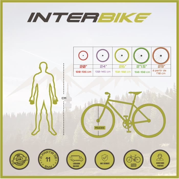 Cadre vtt acier 27.5 deals
