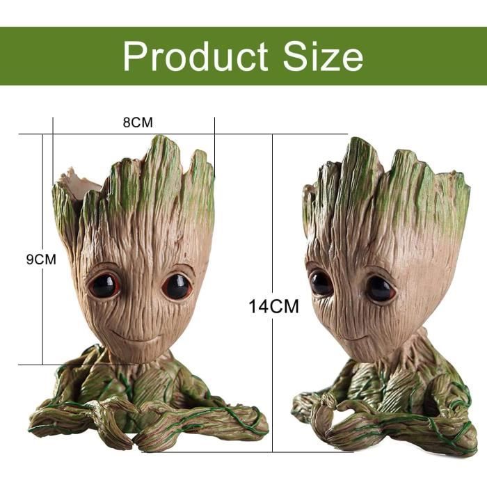 Baby Groot Pot De Fleurs, Baby Groot Action Figurines Fashion Gardians