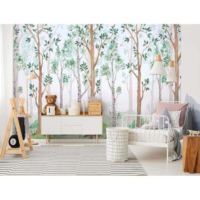 Papier Peint Panoramique Soie 350x256cm sur mesure taille Fresque ...