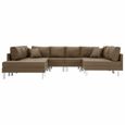 🌹🕊7299Nouveau Canapé d'angle sectionnel Contemporain- Canapé scandinave - Canapé de relaxation Canapé droit fixe Confortable Sofa-2