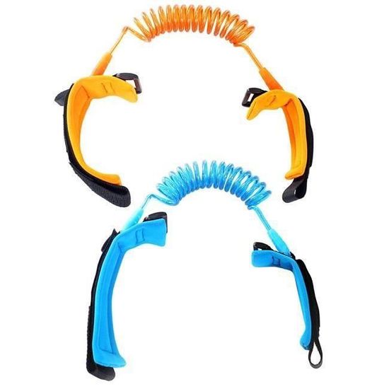 MARKETIFAR Laisse Enfant - Bracelet Enfant Sécurité ROSE - Laisse Enfant Poignet de 2m - Attache Enfant Sécurité Poignet, Harnais et Poussette - Indispensable dans les lieux de foule
