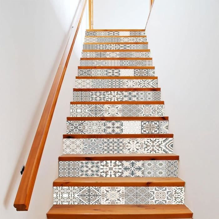 Carrelage Sticker, 12 Pcs Carrelage Adhésif Mural, Sticker Carrelage Salle De Bain, Autocollant
