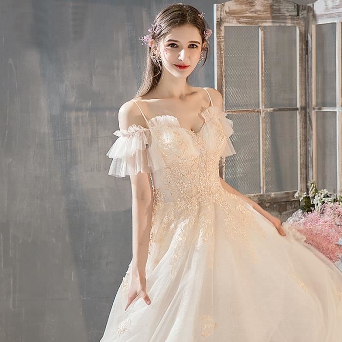 One shoulder online wedding dress 2019