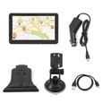 7 pouces HD Navigateur voiture à écran tactile portatif 256 Mo, 8 Go navigation GPS FM Bluetooth-3
