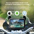 GPS Moto Carplay portable 7 pouces sans fil Apple Carplay Navigation moto Android Auto étanche IPX7 écran 5G WIFI Bluetooth-3