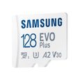 2PCS Micro SD SDXC Samsung Carte mémoire Evo Plus 128 Go SDXC U3 Classe 10 A2 130 Mo/s avec Adaptateur-3