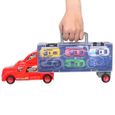 Modèle de voiture-conteneur en alliage avec toboggan et ensemble de conteneurs portables modèle de jouets pour enfants-3