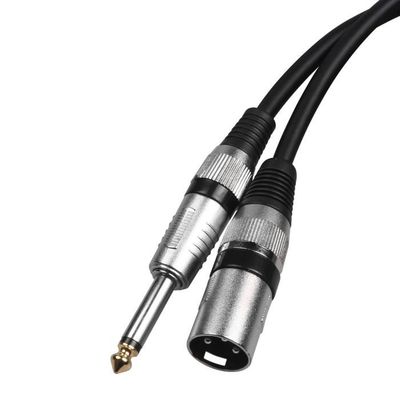 Violet - 10m - DREMAKE micro cordon Jack 6.35mm 6.5mm mâle vers XLR mâle  6.3mm 1-4 ''vers XLR câble Audio de - Cdiscount Informatique