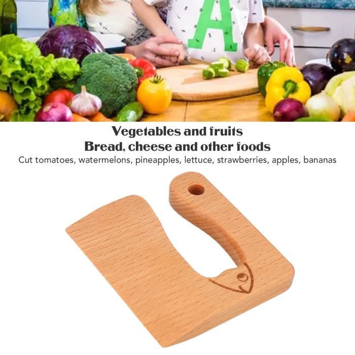 Ensemble de 9 couteaux de cuisine pour enfants, Couteau Montessori pour  enfants pour couper et cuire des fruits ou légumes,avec 545 - Cdiscount  Maison