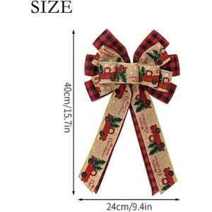 Décoration De Nœud Géant Pour Décorations De Sapin De Noël, Grand Nœud Pour Mariage, Noël, Automne, Fête, Décoration De Noël, 190 X 47 Cm | Leroy Merlin