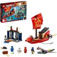 LEGO® 71749 NINJAGO® L'ultime QG des ninjas et Figurine Dragon, Jouet Bateau pour Enfants de 4 ans et plus-0