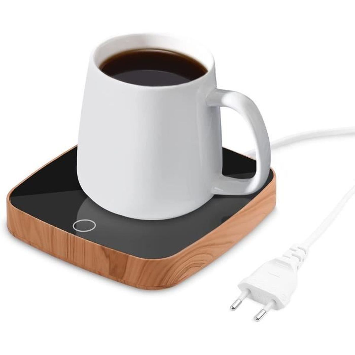Chauffe Tasse électrique Chauffe-tasse électrique 3 Températures - Garde Votre Café, Thé Ou Lait Au Chaud (arrêt Auto 8h) Rechauffe Tasse