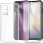 NO BRAND Coque pour HOTWAV Note 13 - Silicone Souple - Protection Renforcée - Transparent - 2 Verres Trempés