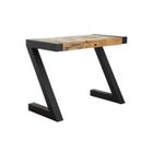 Bureau - TOUSMESMEUBLES - Bois de Manguier/Métal - Industriel - 1 tiroir - L 100 x l 50 x H 77