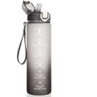 Gourde Sport - ZHUODIKE - 1L - Anti-fuite - Marqueur de Temps - Plastique Tritan sans BPA