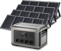 ALLPOWERS Générateur solaire R3500 avec 4 panneaux solaires monocristallins de 200W, batterie LiFePO4 3168 Wh