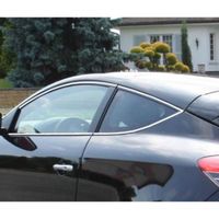 Baguette chromée de contour des vitres latérales Renault Mégane 3 coupé