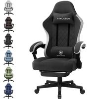 Chaise Gaming Bureau Ergonomique Accoudoirs Inclinables - Réglable en Hauteur jusqu'à 150Kg
