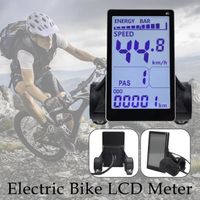 Écran LCD de vélo électrique, écran de panneau LCD universel pour scooter électrique M5 pour vélo électrique - Noir