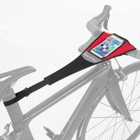 ROCKBROS Home Trainer Vélo Filet de vélo anti-sueur Protection anti-transpiration pour cadre de vélo Avec Poche Téléphone